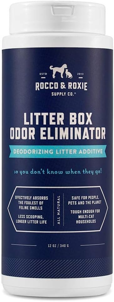 Rocco & Roxie Litter Box Odor Eliminator, 12 oz
