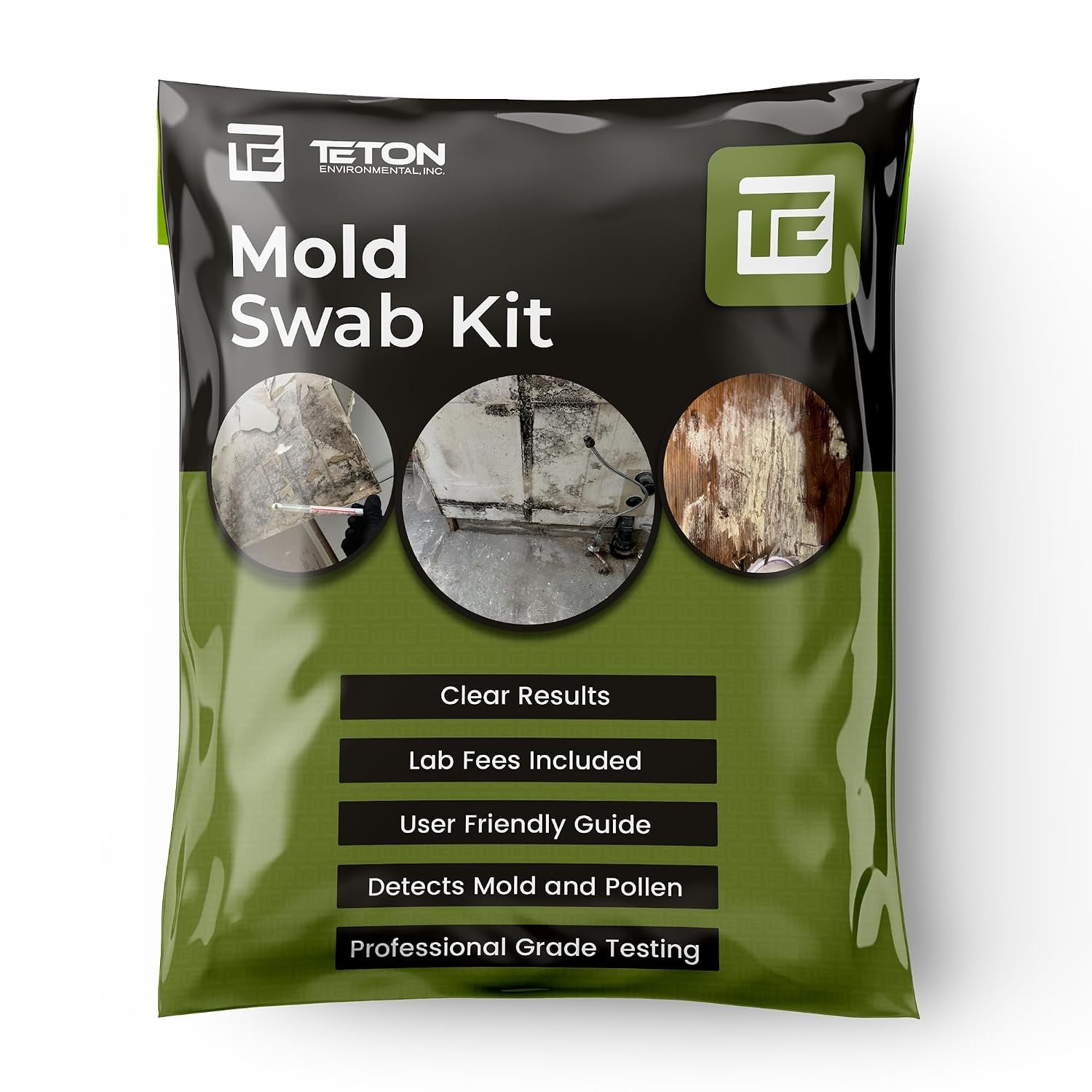 Mold Test Kit for Home – Lab Fees Included, Detects 20+ Mold Types, Swab & Air Sample Testing, Lab Analysis in 1 Business Day Once Lab Receives Sample (1 Pack) (2)