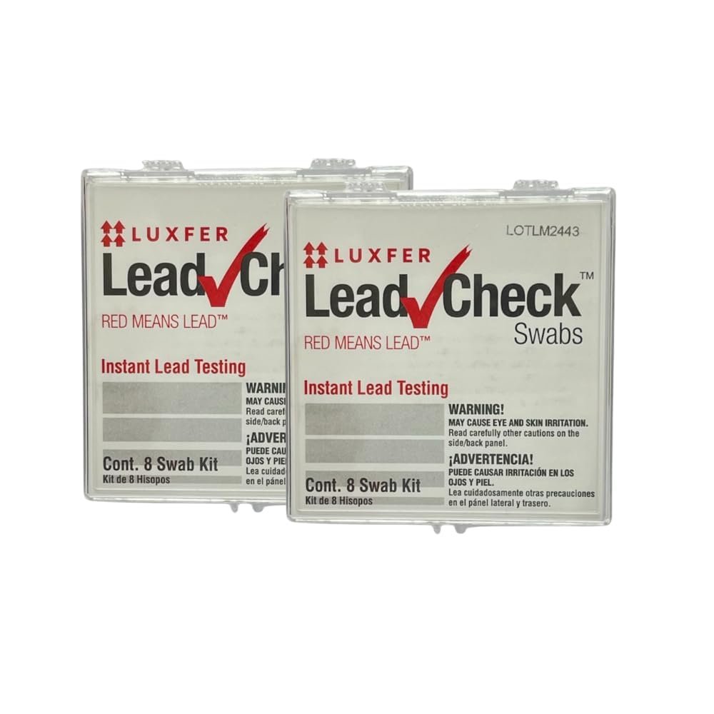LeadCheck Swabs, Instant Lead Test, 8 Swab Crystal Pack (2 Pack)