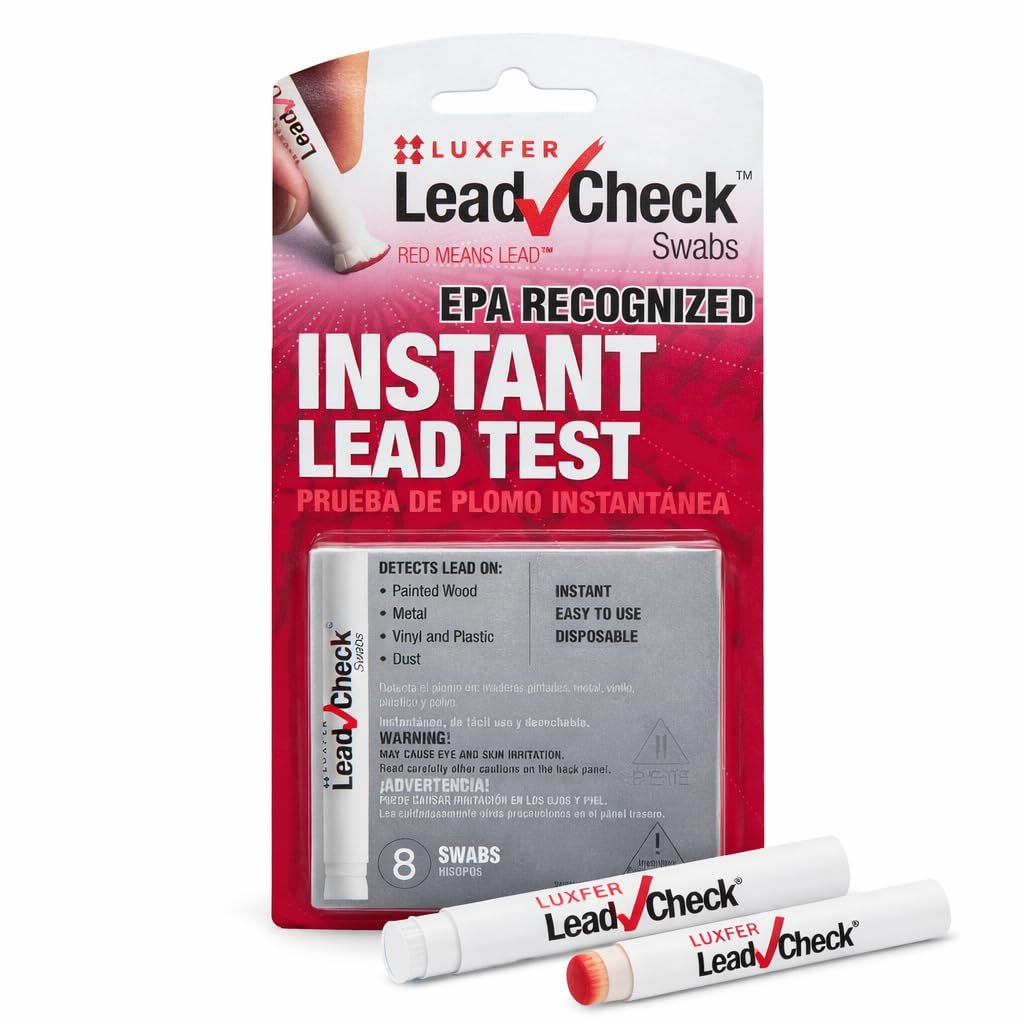 Lead Check Swabs, Instant Lead Test, 8 Swab Blister Pack