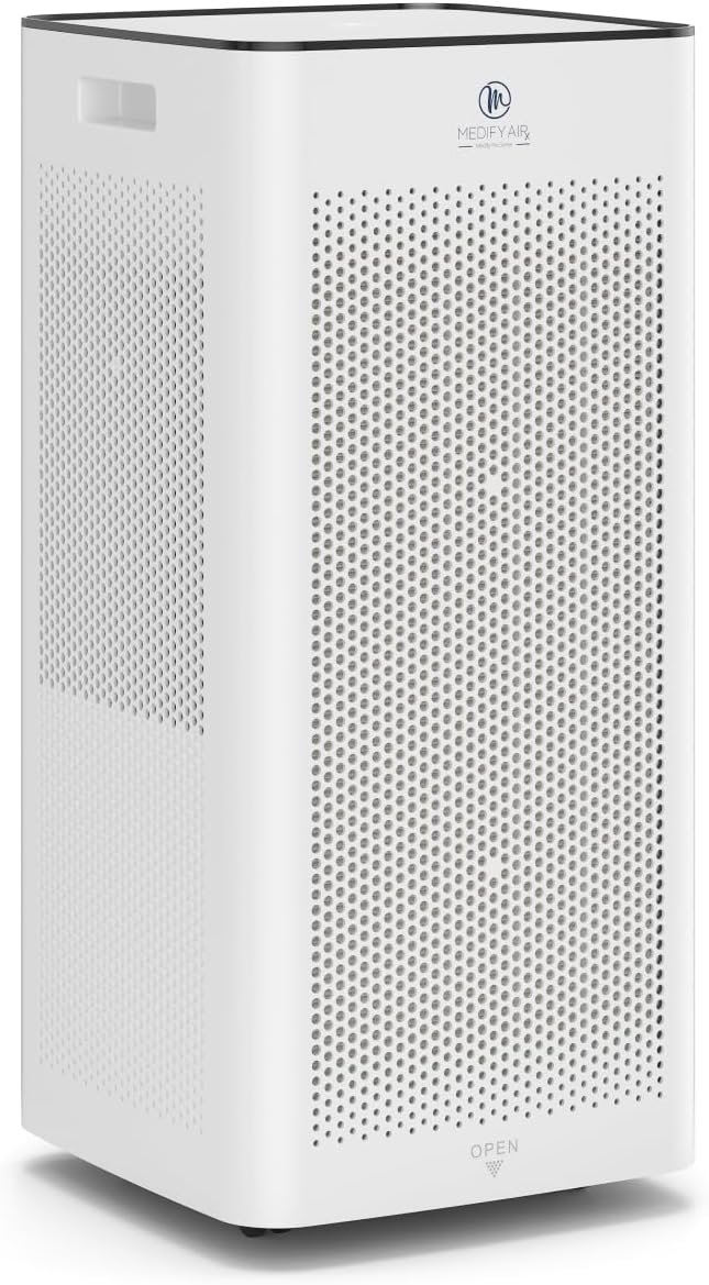 Medify MA-112 PRO Air Purifier with HEPA Filter | 5,948 ft² Extra Large Coverage in 1hr for Smoke, Wildfire, Odors, Pollen, Pollution, Allergies, Pets | Removal to 0.3 Microns