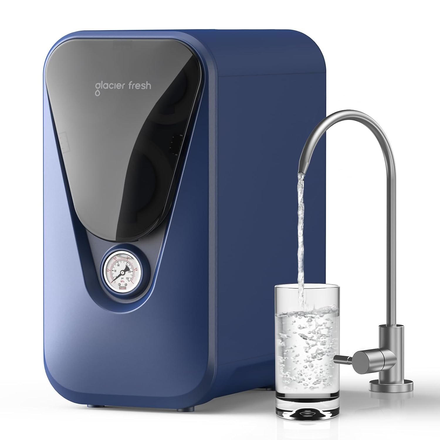 GLACIER FRESH GFU03 Reverse Osmosis Water Filter System 800 GPD, TankInside