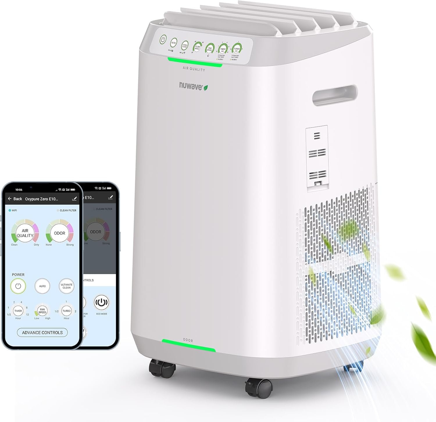 Nuwave OxyPure ZERO Air Purifier, 100% Particle Removal to 0.1 Micron