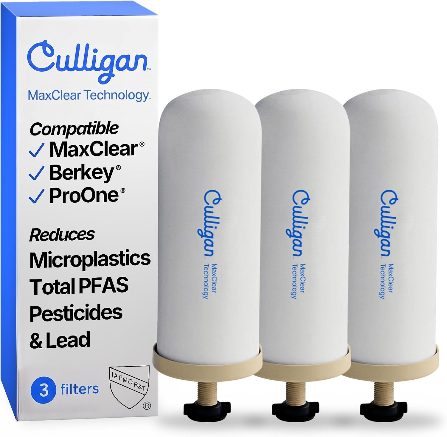Culligan MaxClear Gravity Filter Replacement – Microplastics, Lead & PFAS