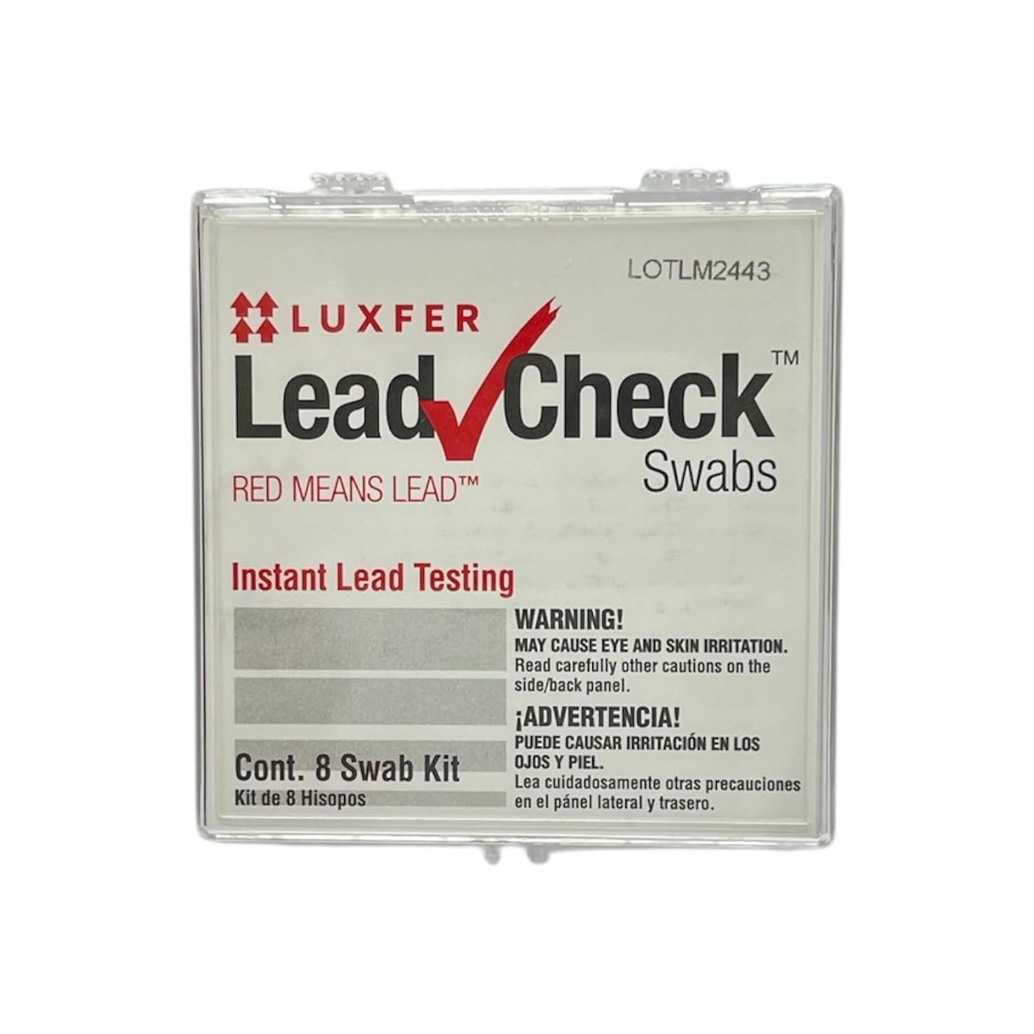 Lead Check Swabs, Instant Lead Test, 8 Swab Crystal Pack