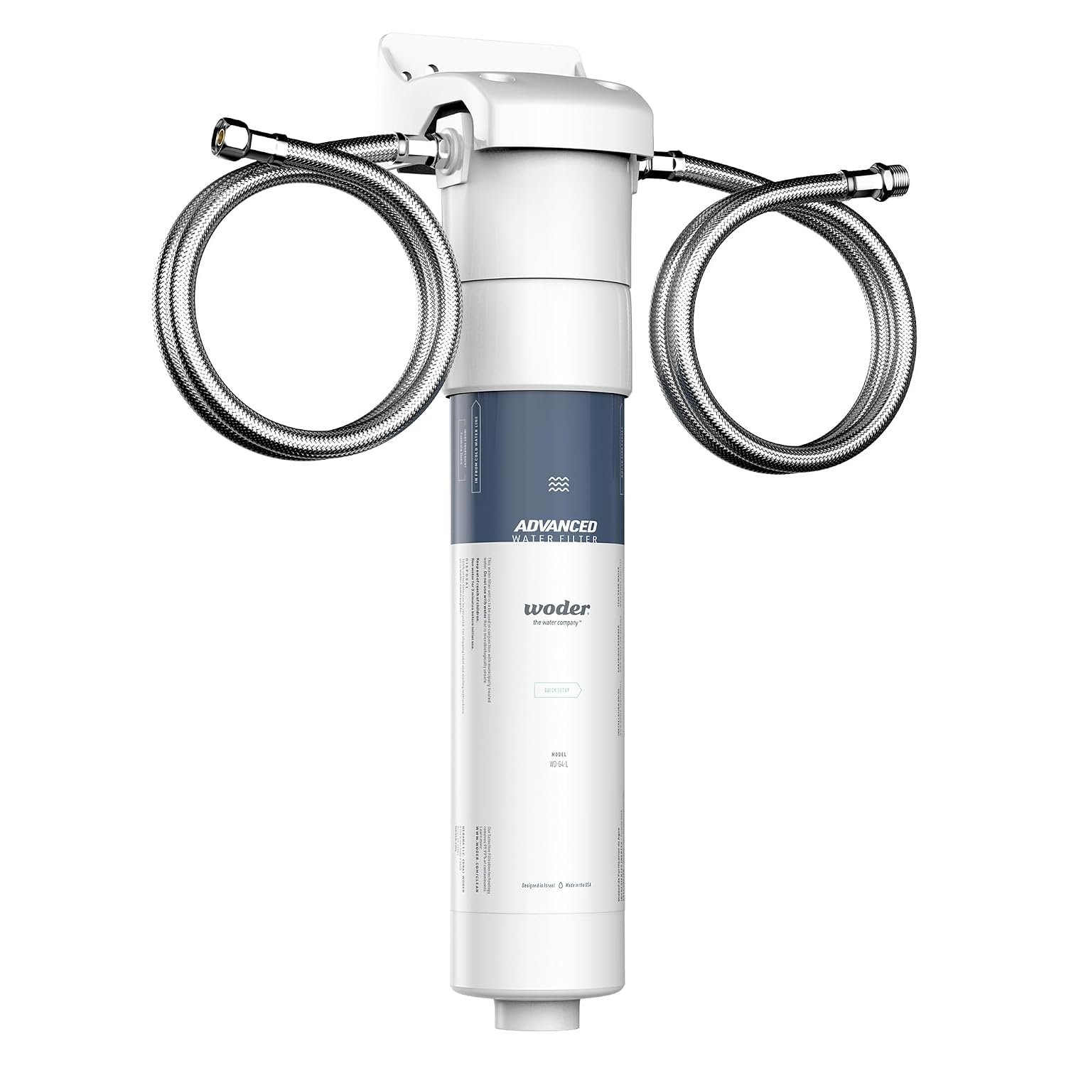 Under Sink Water Filter System, No Drilling, WQA Certified, US Made