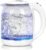 1.8 Liter Clear Glass Electric Kettle, No Plastic Touches Water,Fast Boil Auto Shut‑Off & Boil‑Dry Protection Hot Water Kettle for Kitchen Home Office
