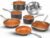 GOTHAM STEEL 12 Pc Ceramic Cookware Set, Diamond & Titanium Reinforced