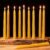 10-Pack 8″ Natural Yellow Pure Beeswax Taper Candles, Dripless & Smokeless