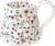 Large Ceramic Coffee Mug Cute Flower with Handmade Big Handle, 20oz Girly Pink Floral Tea Cup for Women Mothers Day, Novelty Irregular Oversized Christmas Mugs for Latte Tea Milk Cocoa