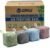 4 pack Naturally Activated Bamboo Charcoal Air Purifying Bags | Natural Home Deodorizer Bag | Charcoal Bag Odor Absorber For Pets | Odor Eliminator & Moisture Absorber Air Freshener Bag (200g Cube)