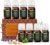 Essential Oils Set for Sauna, Meditation & Diffusers, 8 x 5 ml