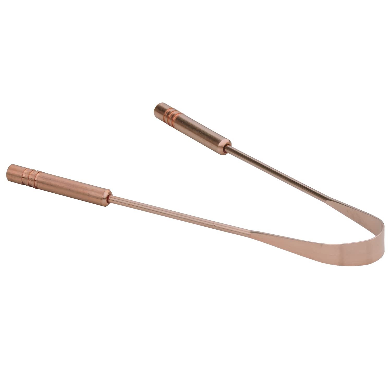 100% Pure Copper Tongue Cleaner – PLASTIC FREE, Premium Grade Tongue Scraper