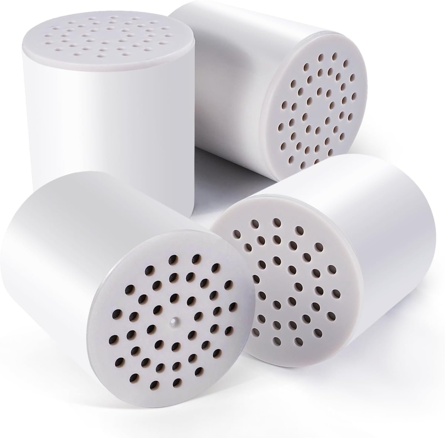 4 Pack 20 Stage Upgraded Shower Filter Replacement Cartridge, Universal Shower Filter for Hard Water, Removes 99% Chlorine and Chemicals, Universal Shower Filters Cartridge