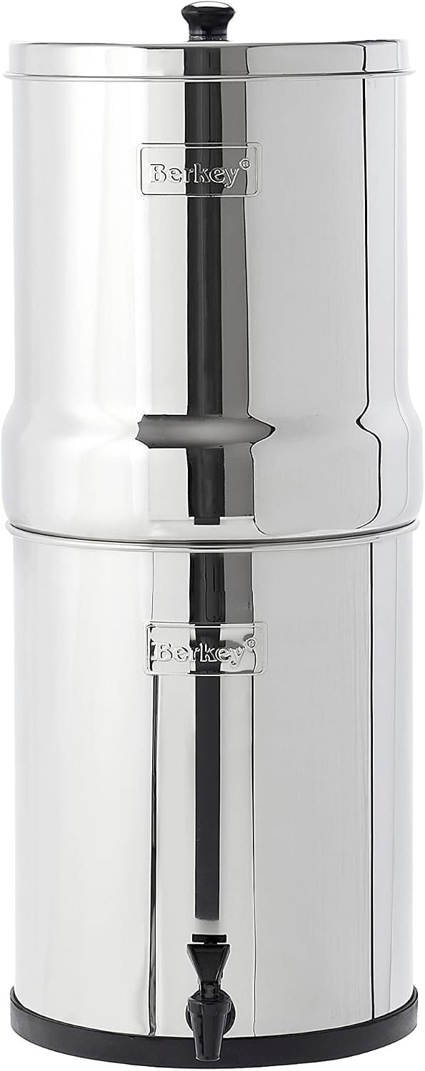 Big Berkey 2.25 Gal Gravity Water Filter System with BB9-2 Filters