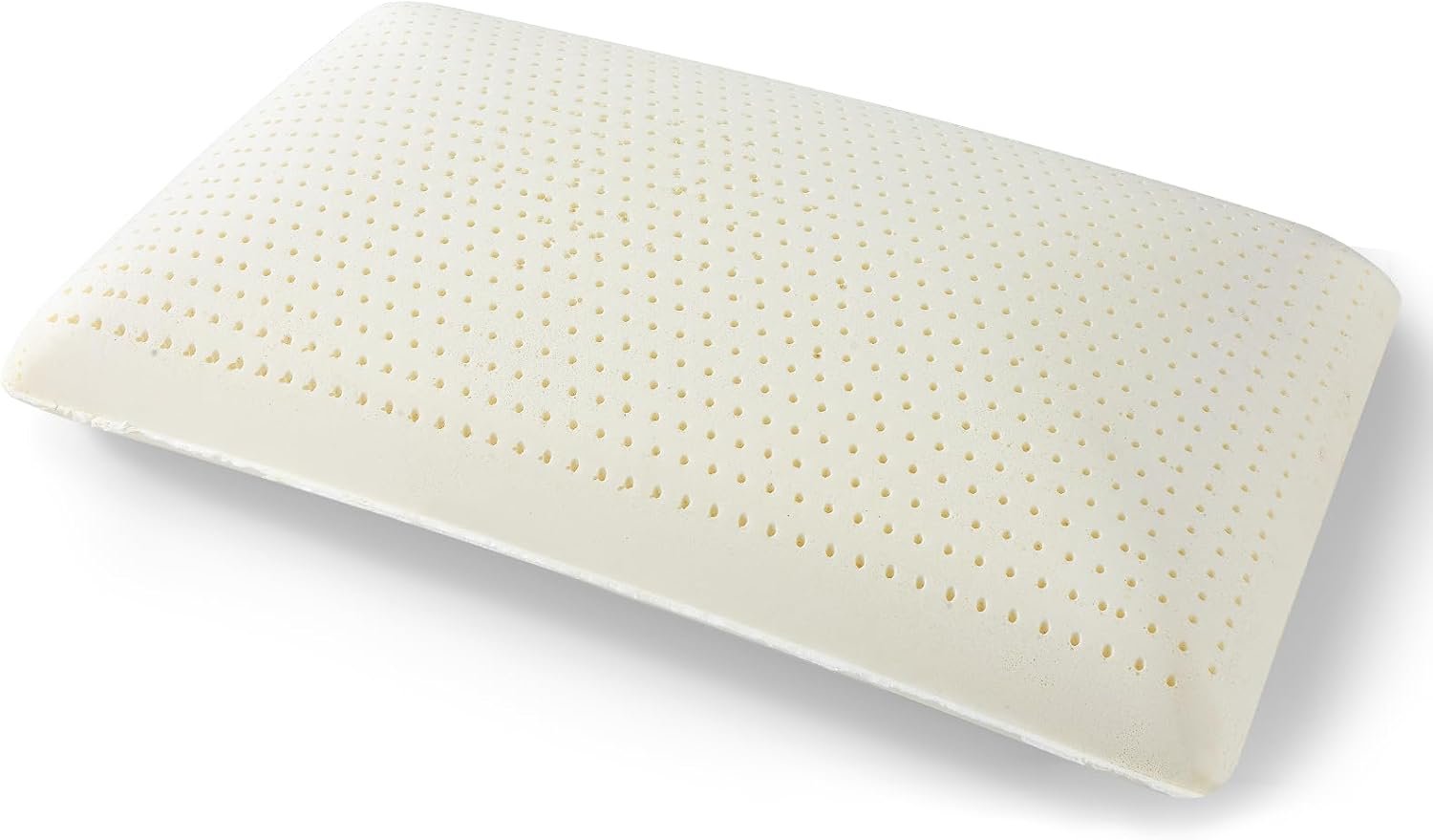 Talalay 100% Natural Premium Latex Pillow,Bed Pillow for Sleeping with Removable Cotton Cover, Helps Relieve Pressure, Breathable, Pressure Relief, Durable, Best Gift (Queen (Firm))
