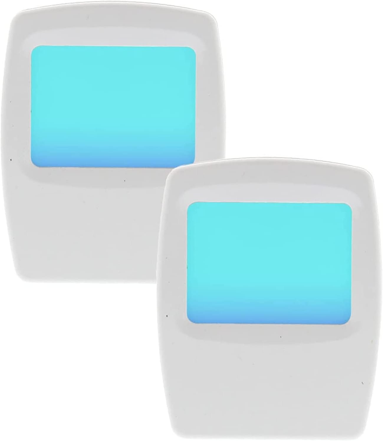 Amerelle Always-On Blue Night Light, 2 Pack (71282) – Plug In LED Night Lights – Soft Night Light with Cool Blue Glow – An Ideal Bathroom Toilet Night Light or Nursery Night Light