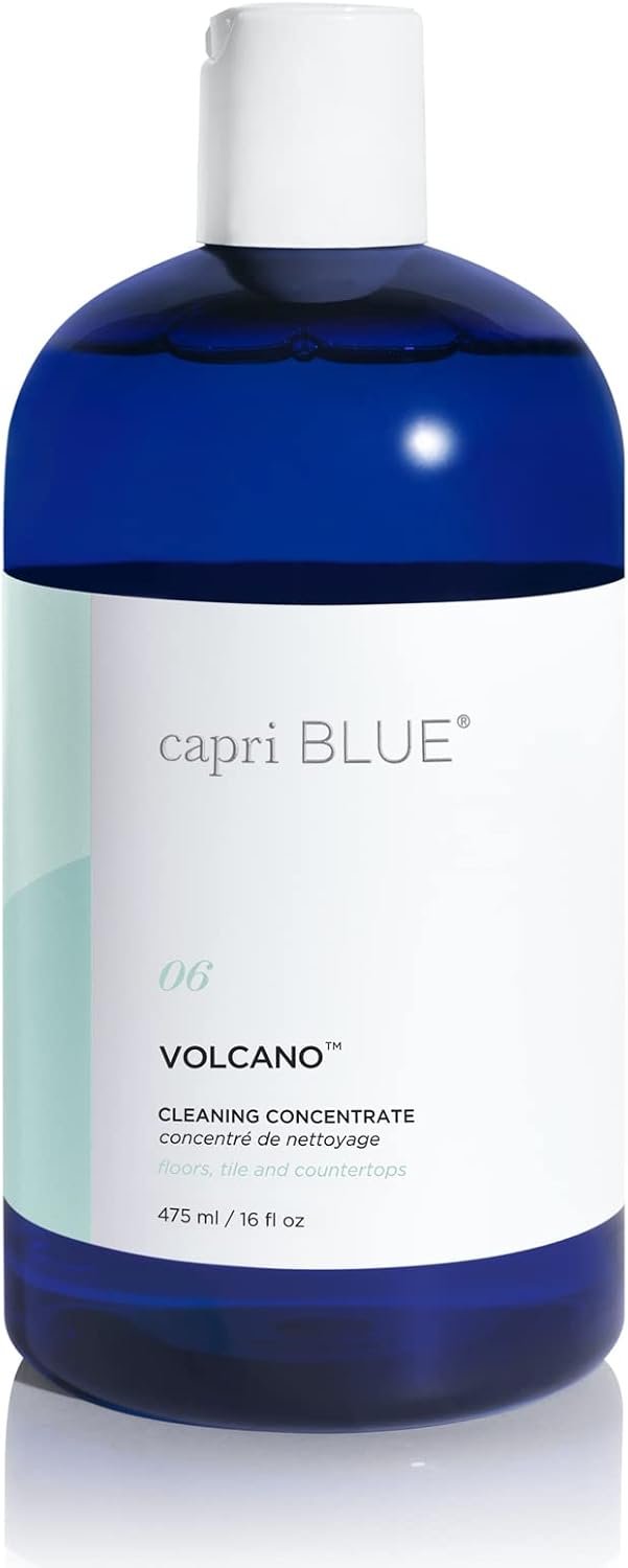 Capri Blue Volcano Cleaning Concentrate, Multi Purpose Cleaner, Cleaning Products Safe for Floors, Tile, Countertops and More – Vegan & Cruelty Free – Non-Toxic Sanitation Supplies (16 Fl Oz)