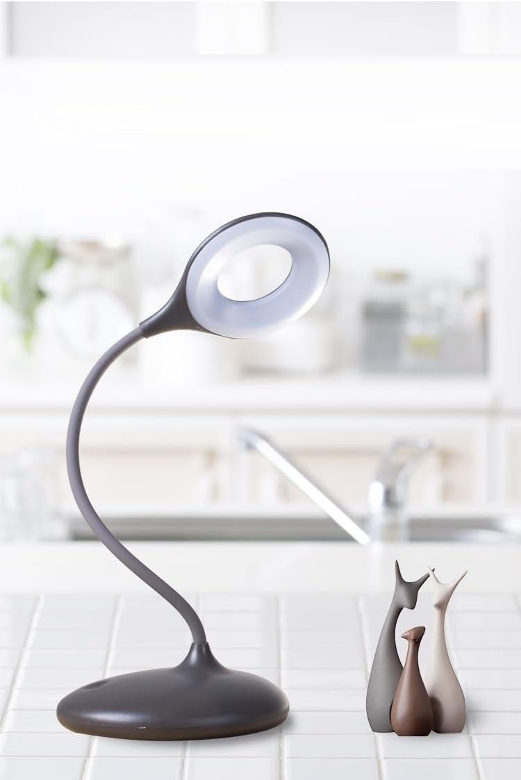 Harth Blue Blocking Desk Light. Eye Care Sleep Aid Amber Night Light Bedside Table Lamp. Simulates Sunset Indoors. Rechargeable Battery with Brightness Settings (Rectangular)
