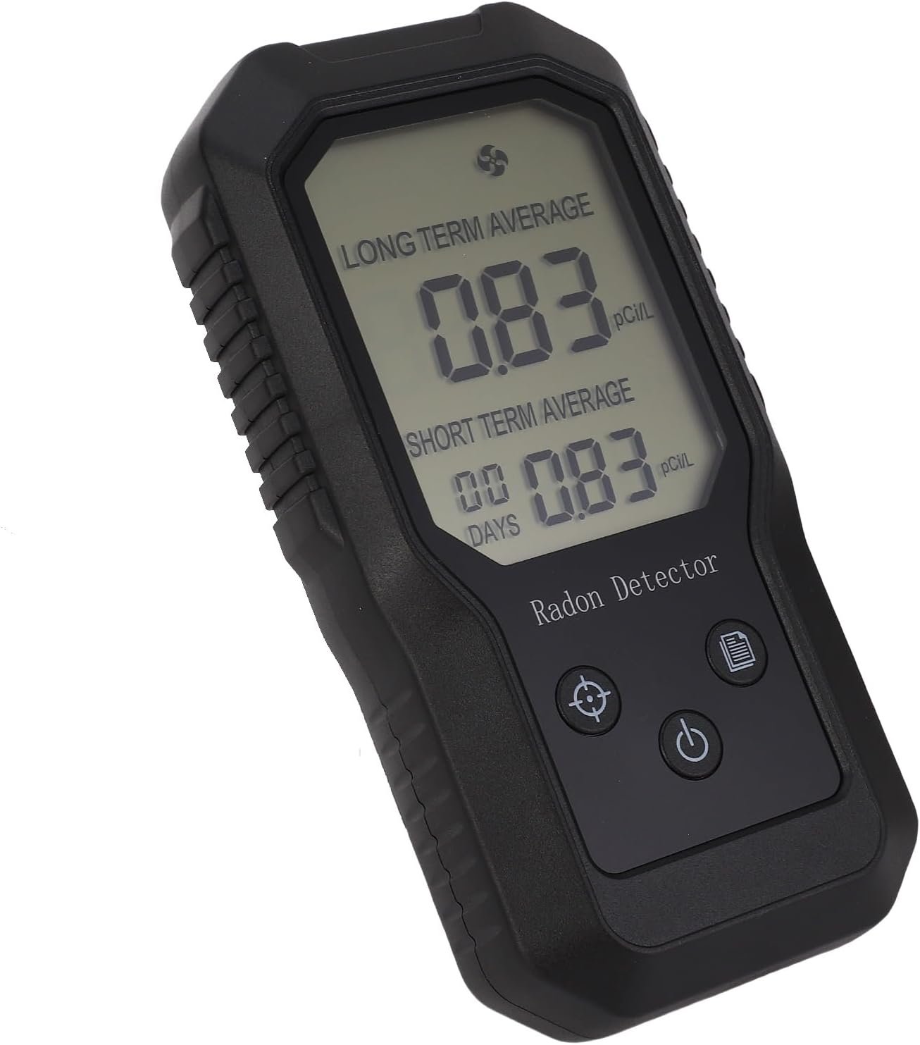 Portable Digital Radon Gas Detector for Home Quick Results Suitable for Various Occasions ABS Material