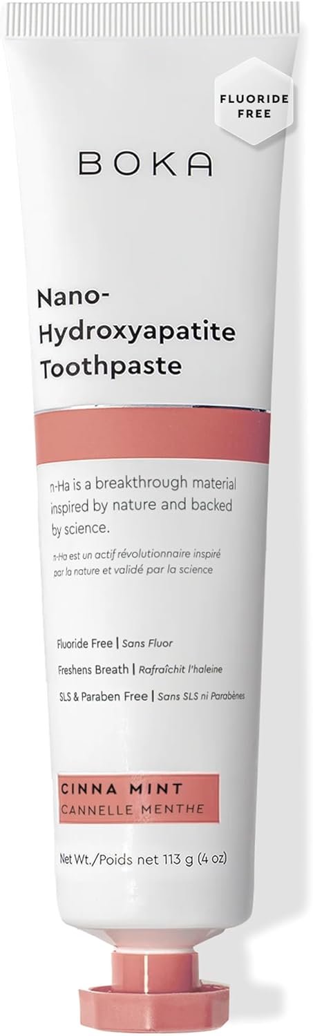 Boka Toothpaste – Nano Hydroxyapatite Toothpaste, Fluoride Free Toothpaste