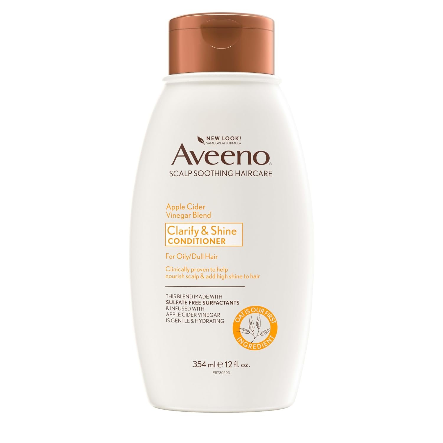 Aveeno Apple Cider Vinegar Clarifying Conditioner, 12 fl oz