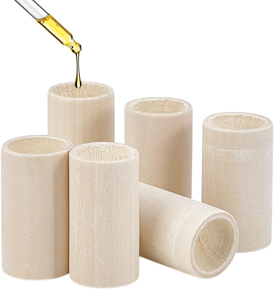 PH PandaHall 6pcs Wooden Essential Oil Diffuser, Small Fragrance DIffusers