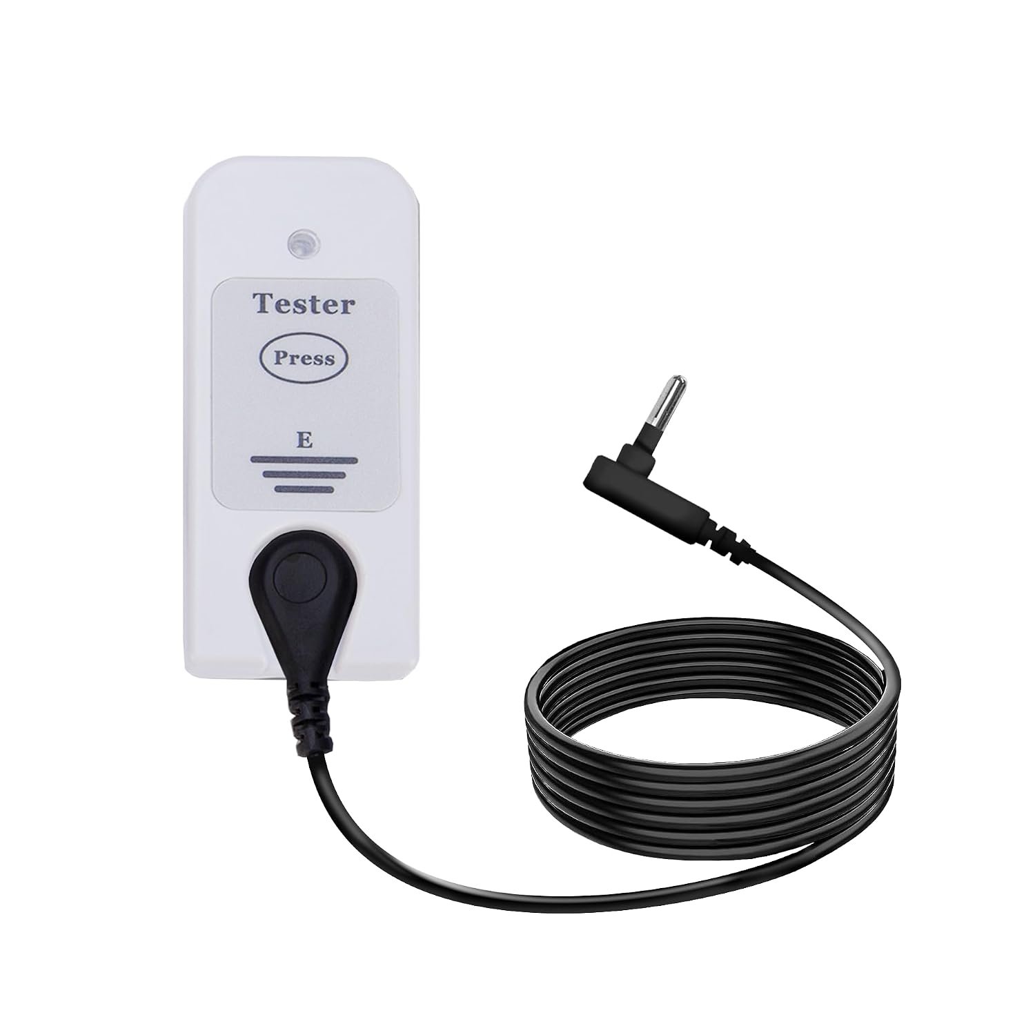 Hooga Grounding Continuity Tester for Grounding Mat, Sheets, Pads, Blankets, Pillow Cases. Universal 15 Foot Grounding Cord. Use to Test Effectiveness of Earth Connected Products.