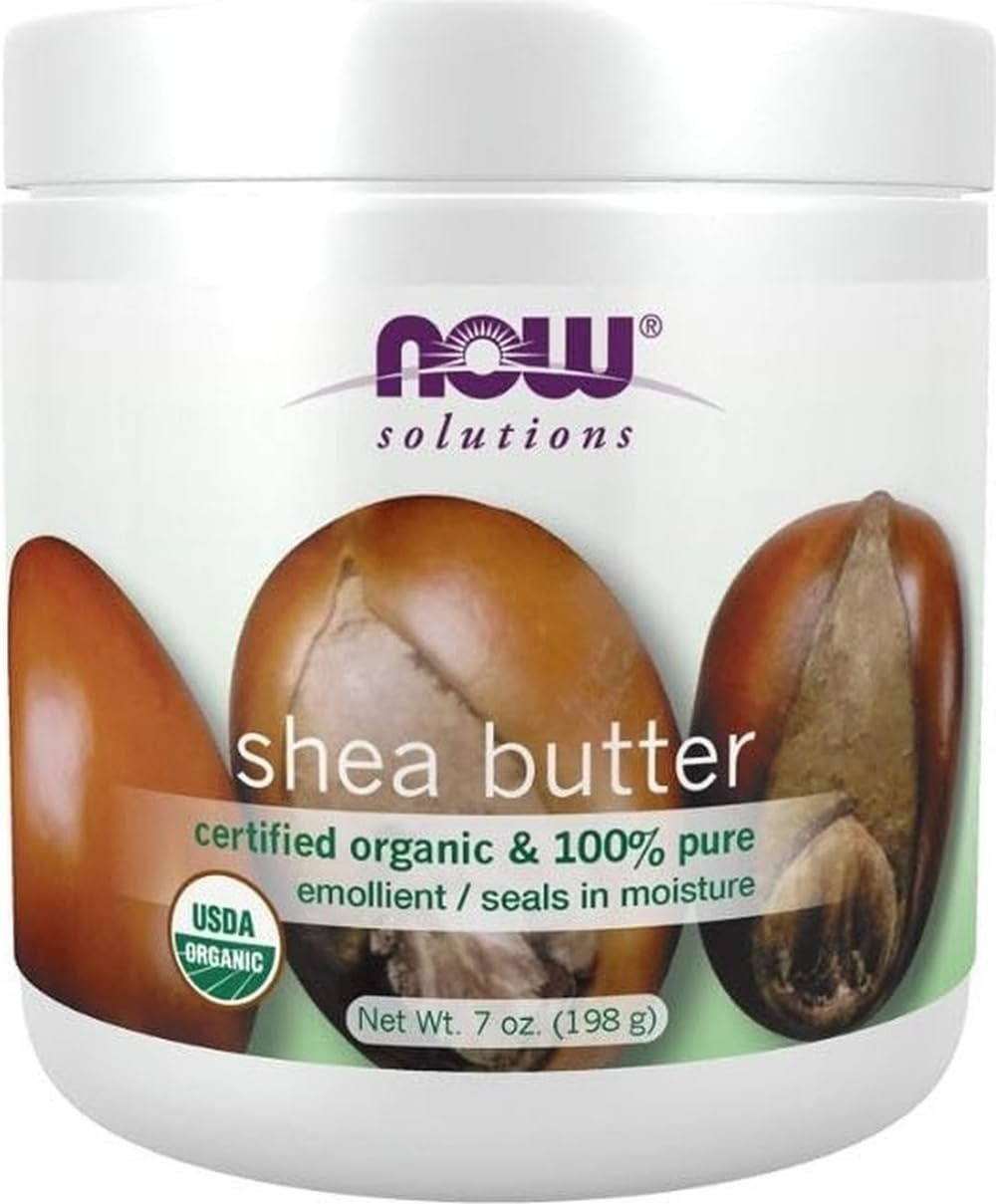 NOW Solutions, Certified Organic Shea Butter, Moisturizer, 7 oz