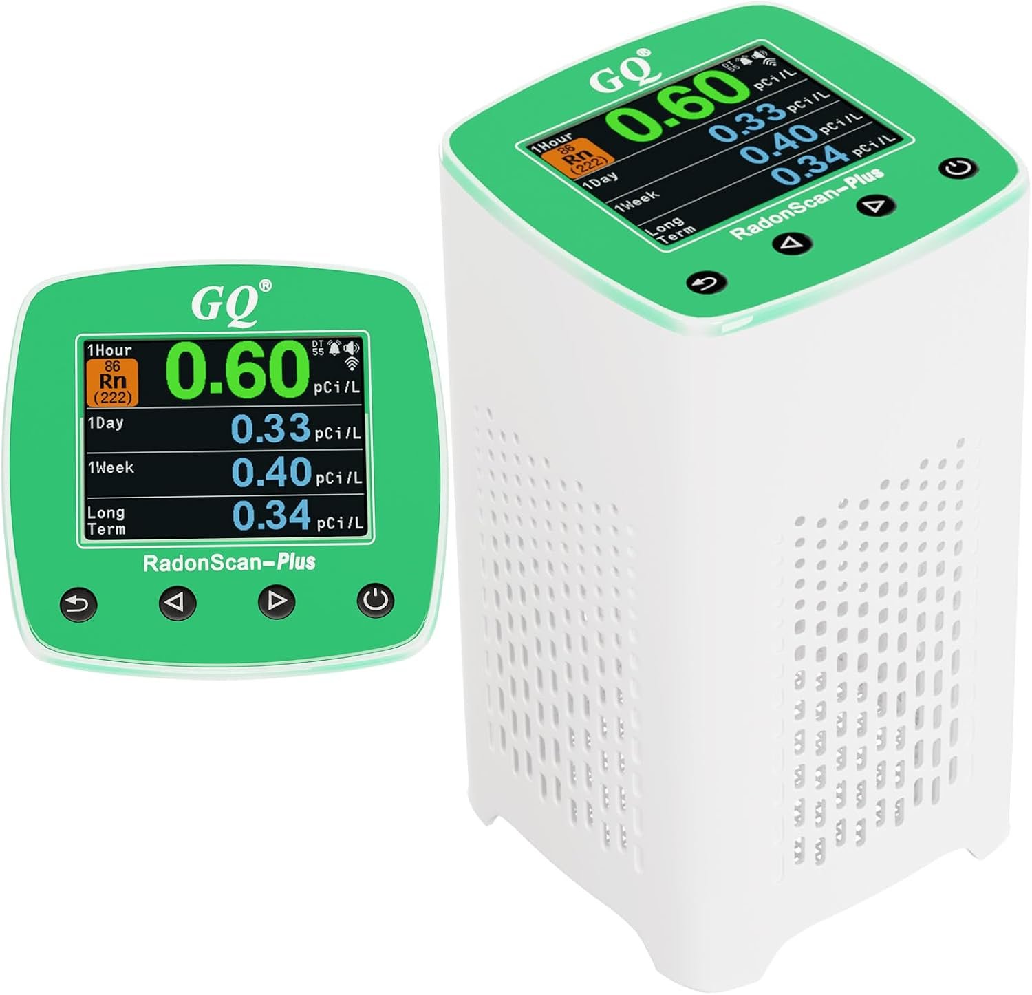 GQ RadonScan-Plus Radon Detector Meter for Home Real-Time Remote Monitoring