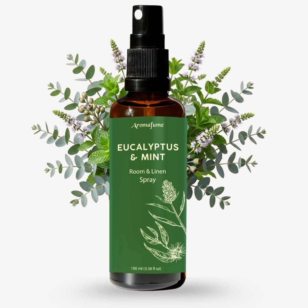 Eucalyptus & Mint Air Freshener Spray for Room & Linen 100ml by Aromafume