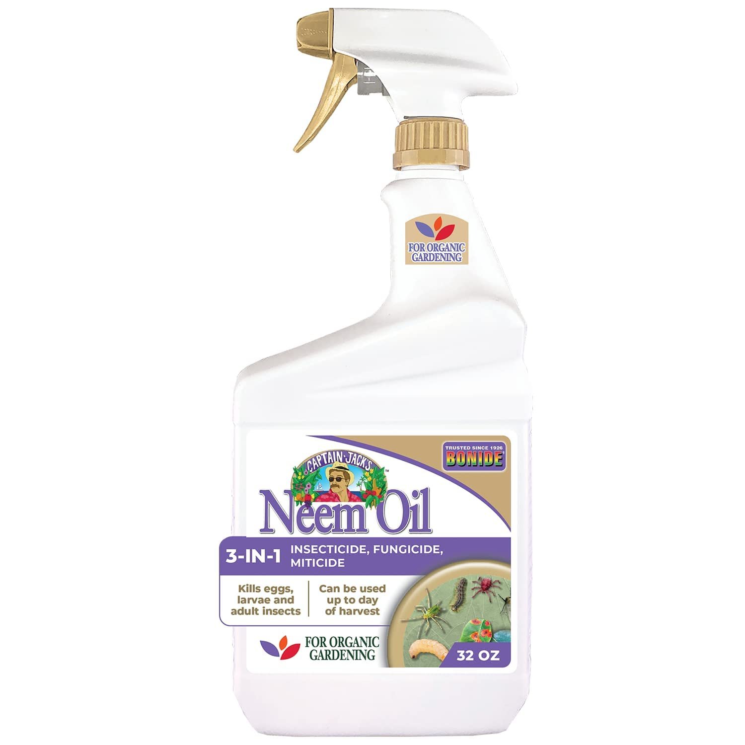 Bonide Captain Jack’s Neem Oil, 32 oz Ready-to-Use Spray