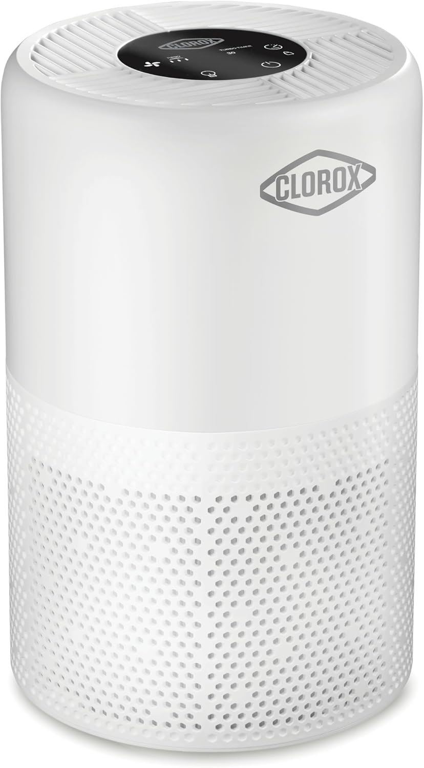 Clorox Medium Room Turbo Air Purifiers for Home With True HEPA Filter