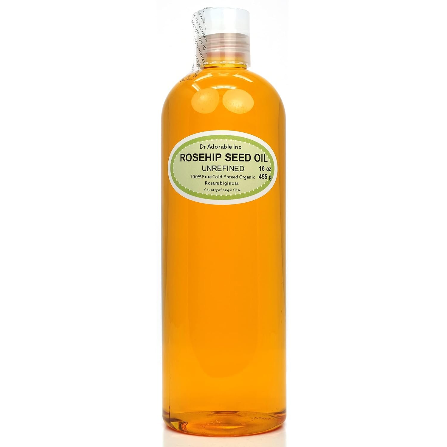 Dr Adorable – 16 oz – Rosehip Oil Unrefined – Pure Organic Cold Pressed