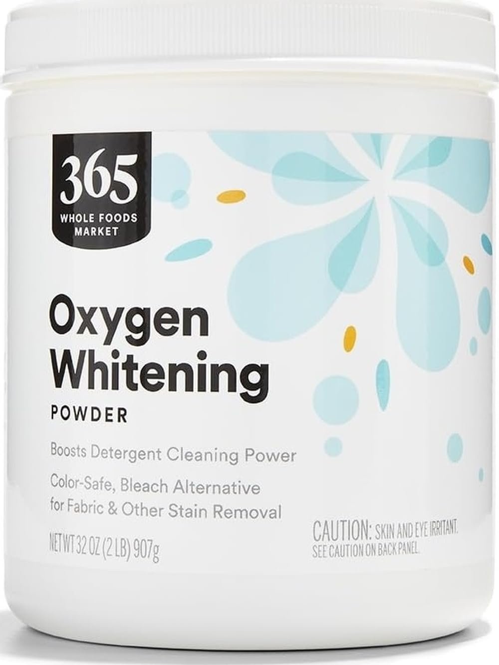 365 by Whole Foods Market, Oxygen Whitening Powder, Color-Safe Bleach Alternative, 32 Ounce