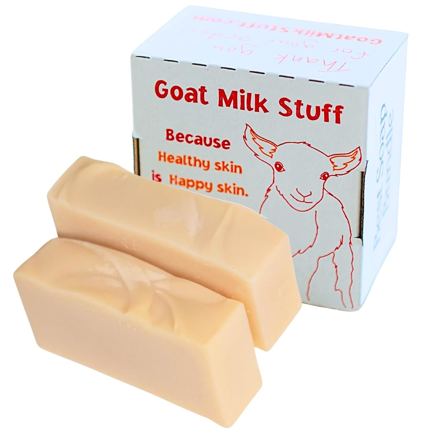 Goat Milk Stuff Goat Milk Soap – PURITY | All-Natural, Unscented, Fresh Goat Milk Soap Bar, Gentle on Sensitive Skin – Handmade (Box of 2)