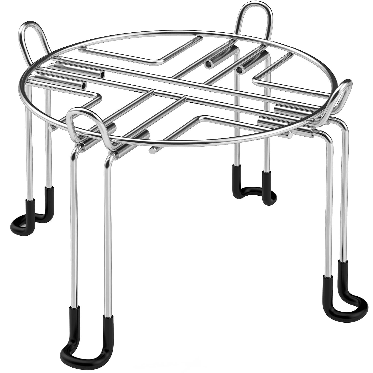 Gravity-Fed Water Filter System Stand, Detachable Stainless Steel Stand Compatible with Berkey Water Filter System Countertop, 9.25″ Diameter by 5.9″ Tall