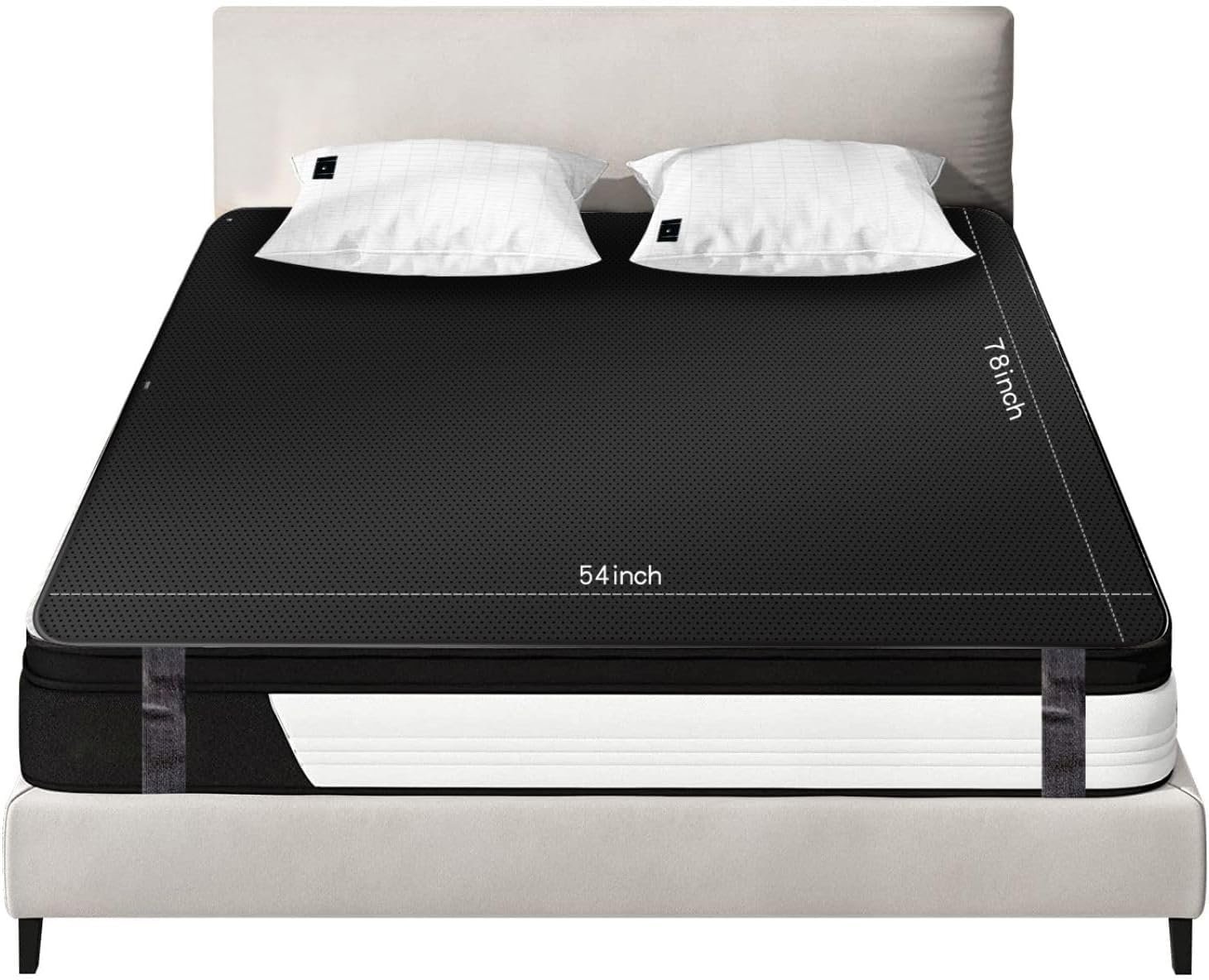 Grounding Mat for Bed King, Conductive Earth Mat 54x78in
