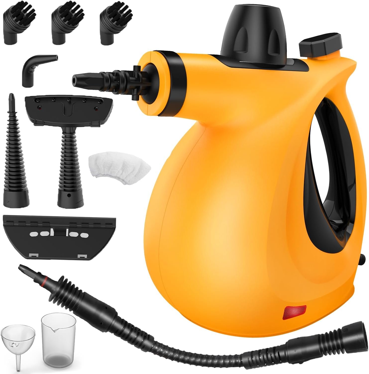 Handheld Steam Cleaner for Home Use, Multi-Purpose All Natural Steam Cleaner with 11pcs Accessories, Multi-Surface Steamer for Deep Cleaning Kitchen Bathroom Grout Tile Window Sofa Car