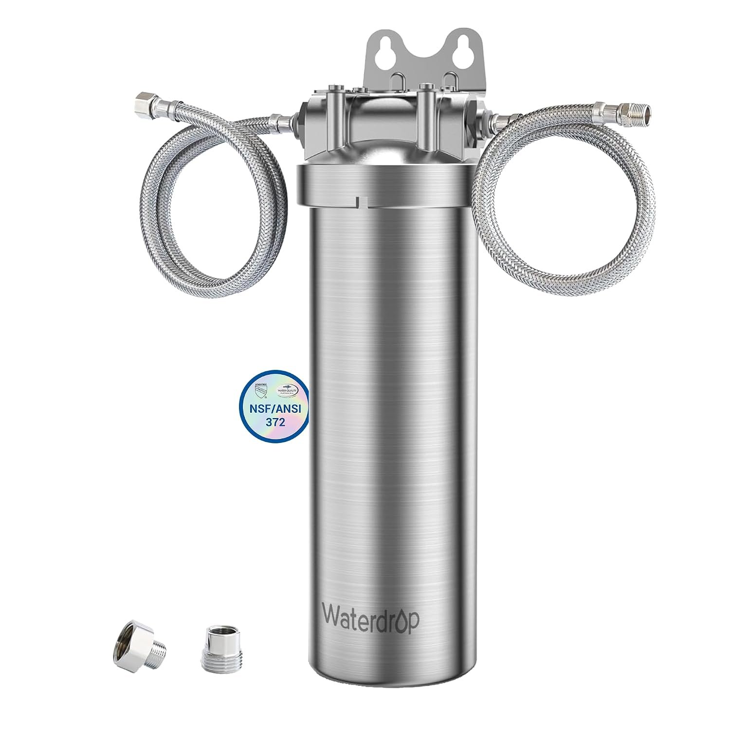 Waterdrop AS08 Stainless Steel Under Sink Water Filter System, Reduces Lead