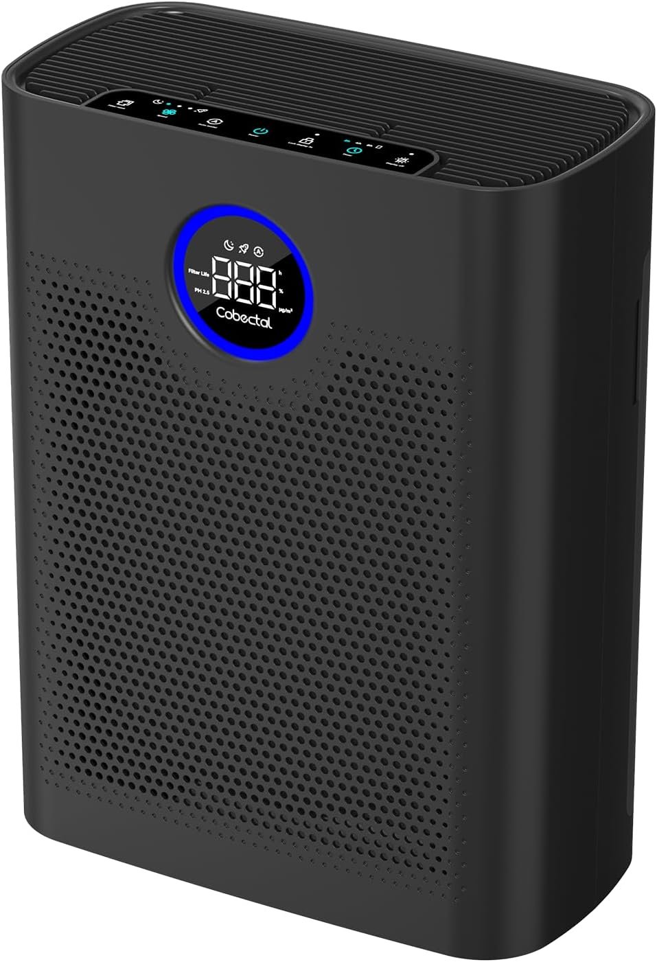 Air Purifiers for Home Large Room Up to 2216 Ft², 3-in-1 Filter, Black