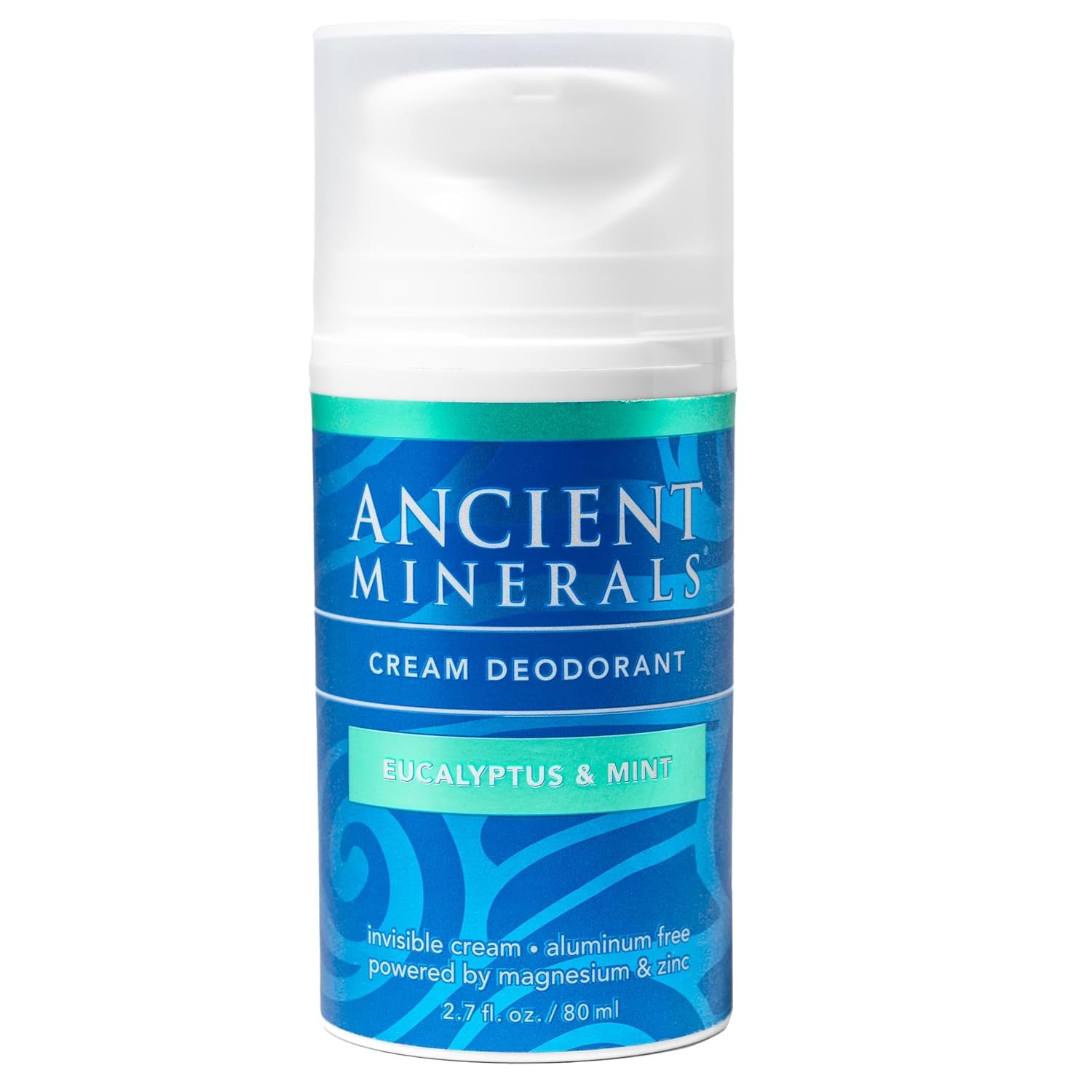 Ancient Minerals Deodorant Cream, Aluminum-Free, Eucalyptus & Mint, 2oz