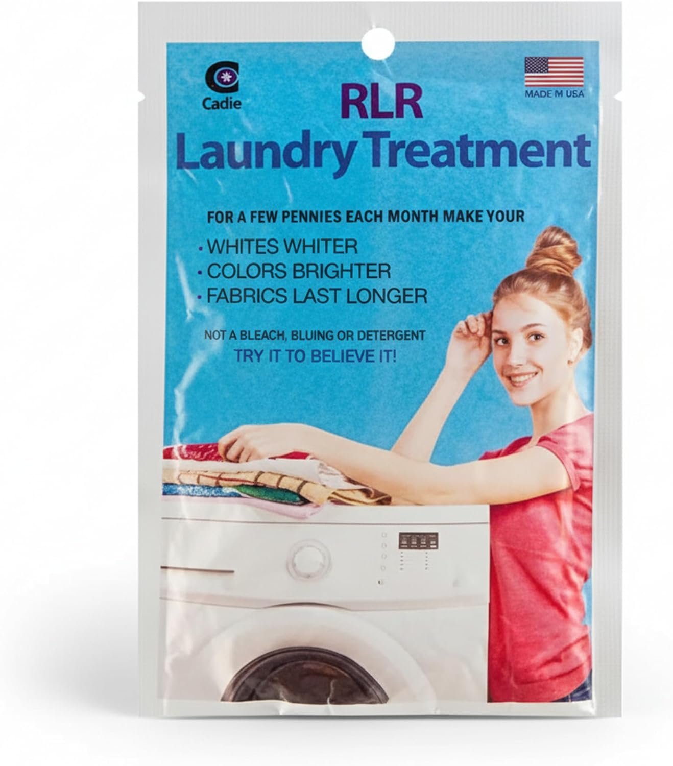 RLR Natural Laundry Detergent Powder – Whitens, Brightens, Refreshes Baby Cloth Diaper Detergent, Musty Towels, Workout Clothes – Non-toxic, Fragrance-Free For Sensitive Skin (Pack of 1)
