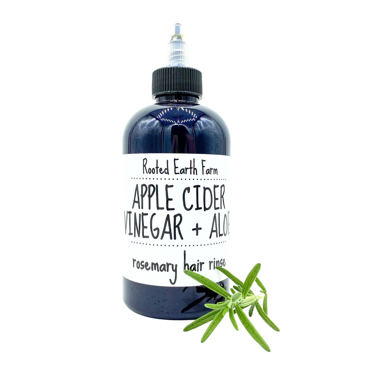 Rosemary Apple Cider Vinegar Hair Rinse – Herbal Infused ACV and Aloe Vera – 8 fl oz