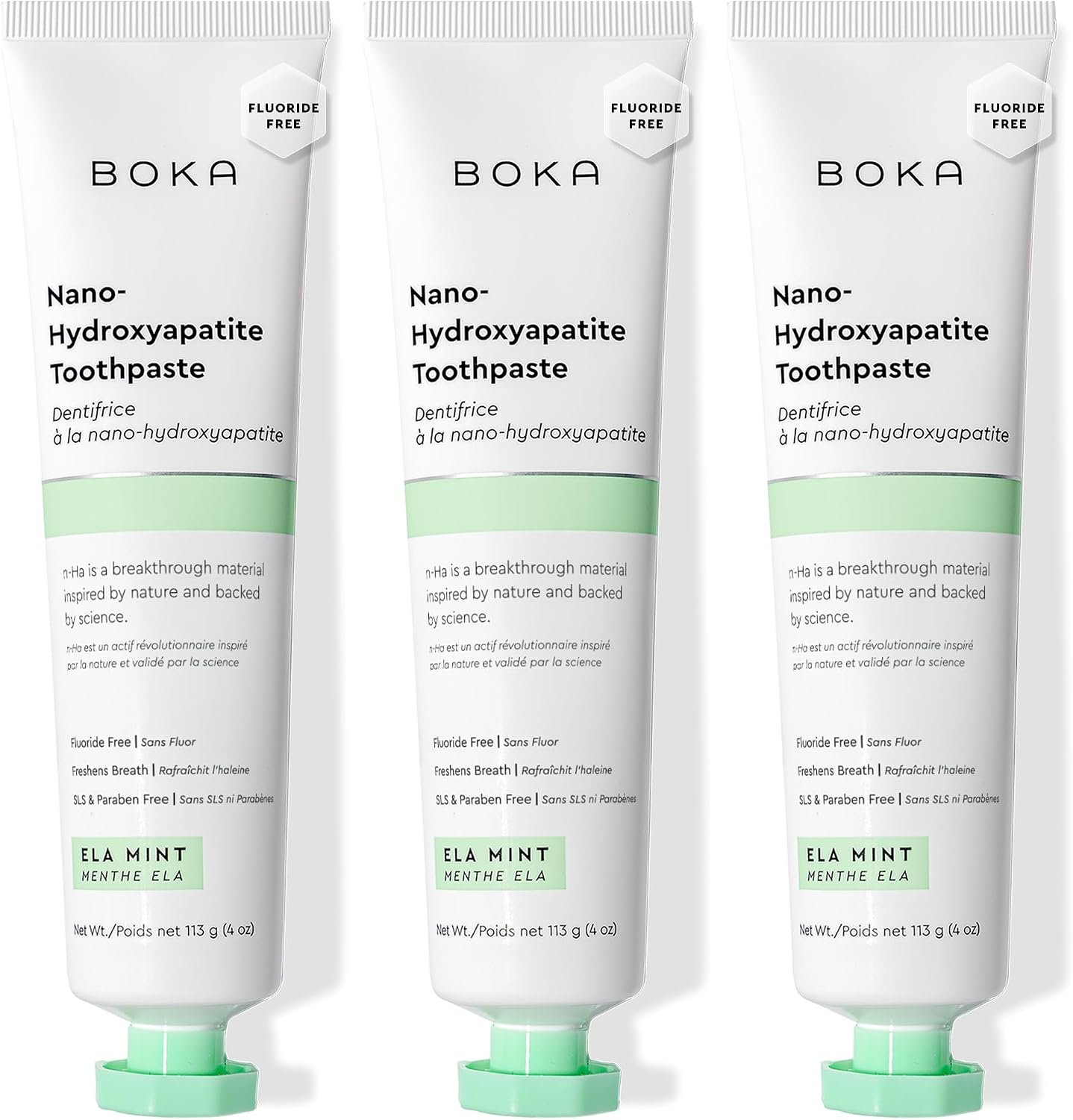 Boka Toothpaste – Nano Hydroxyapatite Toothpaste, Fluoride Free Toothpaste