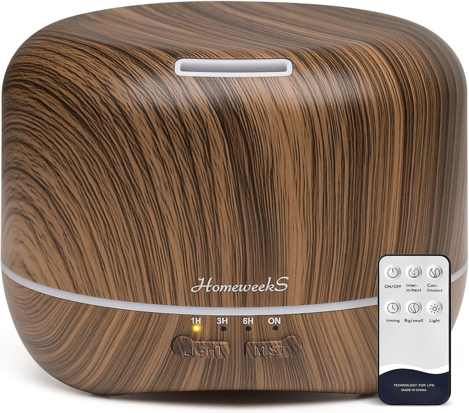Homeweeks Essential Oil Diffuser for Room Aromatherapy Scent Diffuser