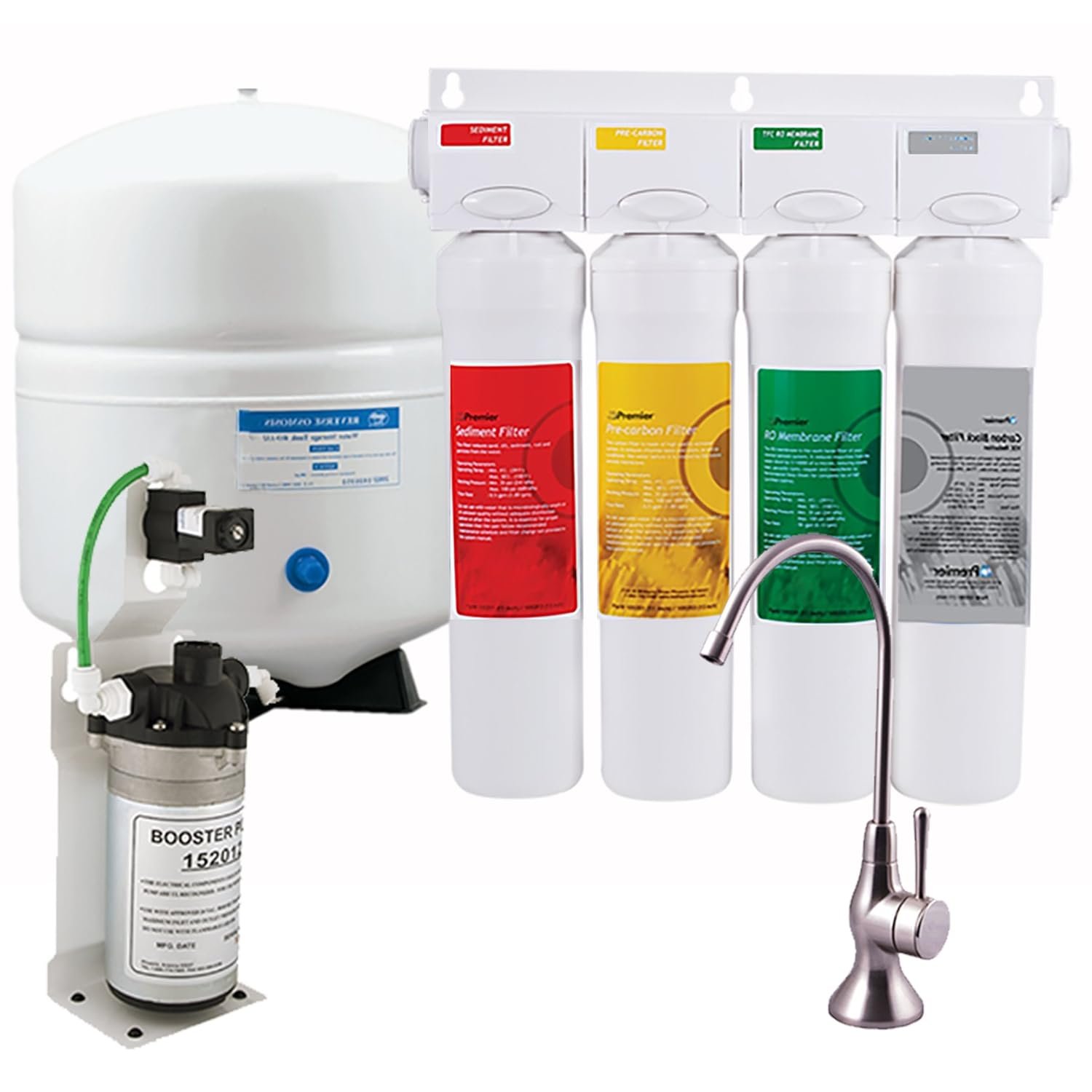 Watts Premier RO Zero Pure Plus VOC 4-Stage RO System Brushed Nickel