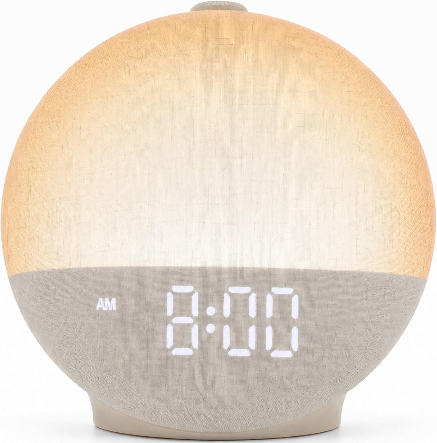 Sunrise Alarm Clock with Sound Machine, Natural Wake Up Light with Night Light, 30 Sleep Sounds, White Noise Machine Alarm Clocks for Bedrooms, Heavy Sleepers