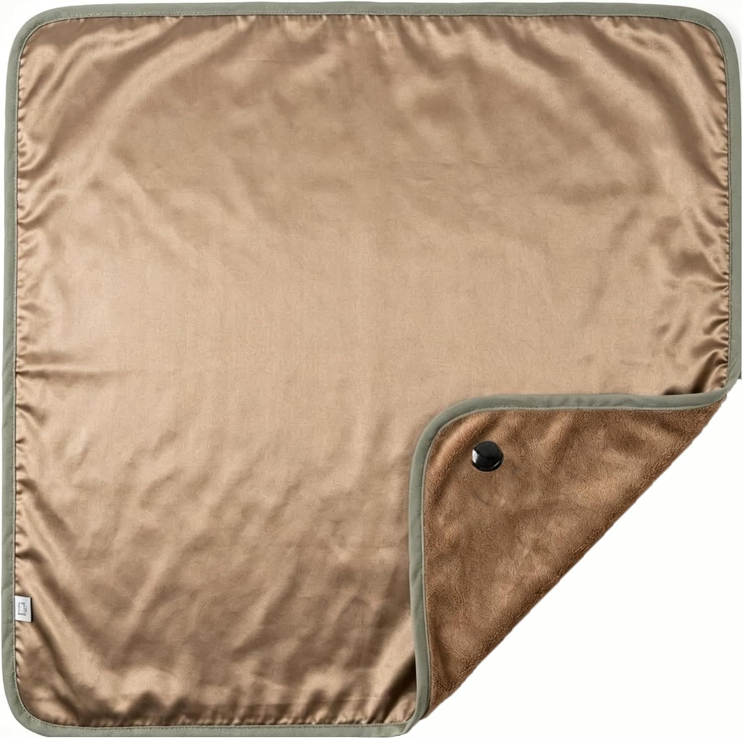 Faraday Blanket, Emf Protection Throw Baby Pregnancy from EMI RF Radiation, Dual Using with Button for Bed Office Travel (39.4in*39.4in)