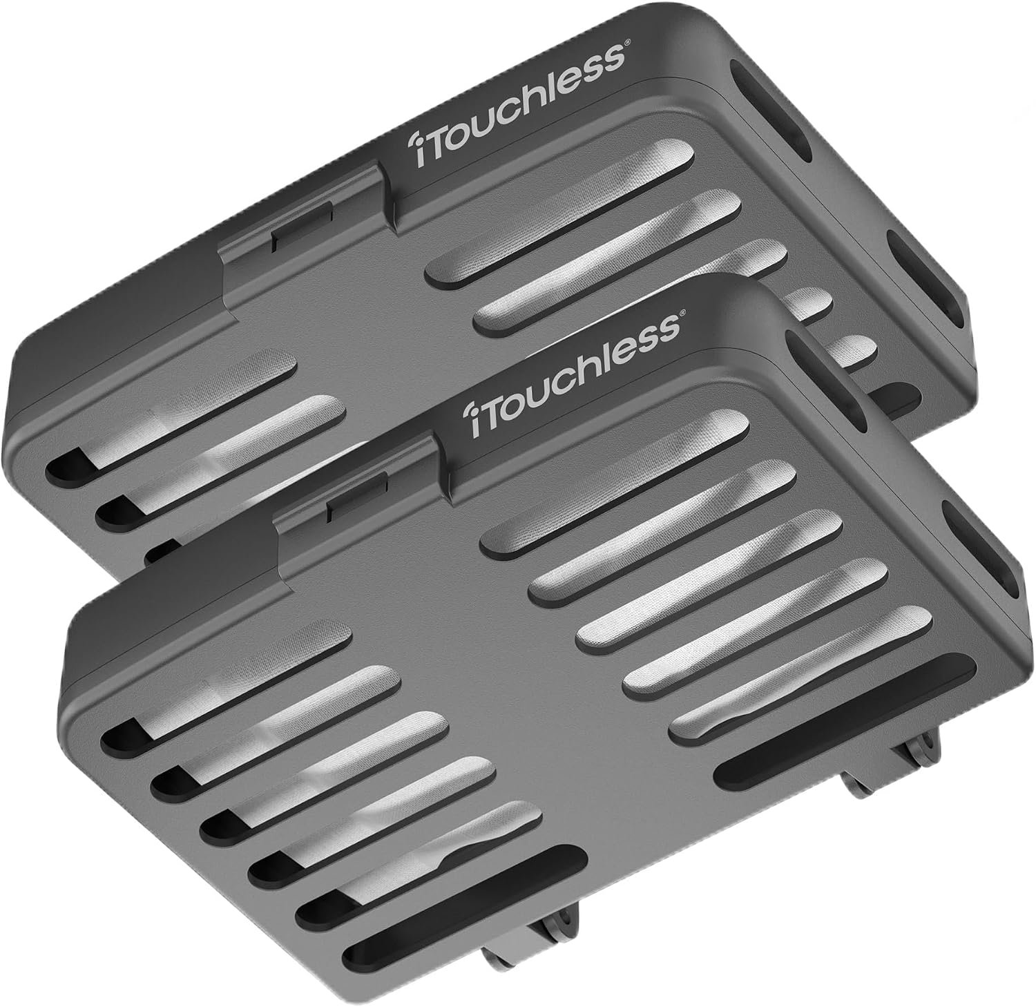 iTouchless AbsorbX Odor Removal Kit with Replaceable Deodorizer (2-Pack)